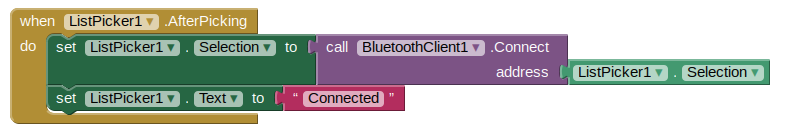 Logic to show when connection is established