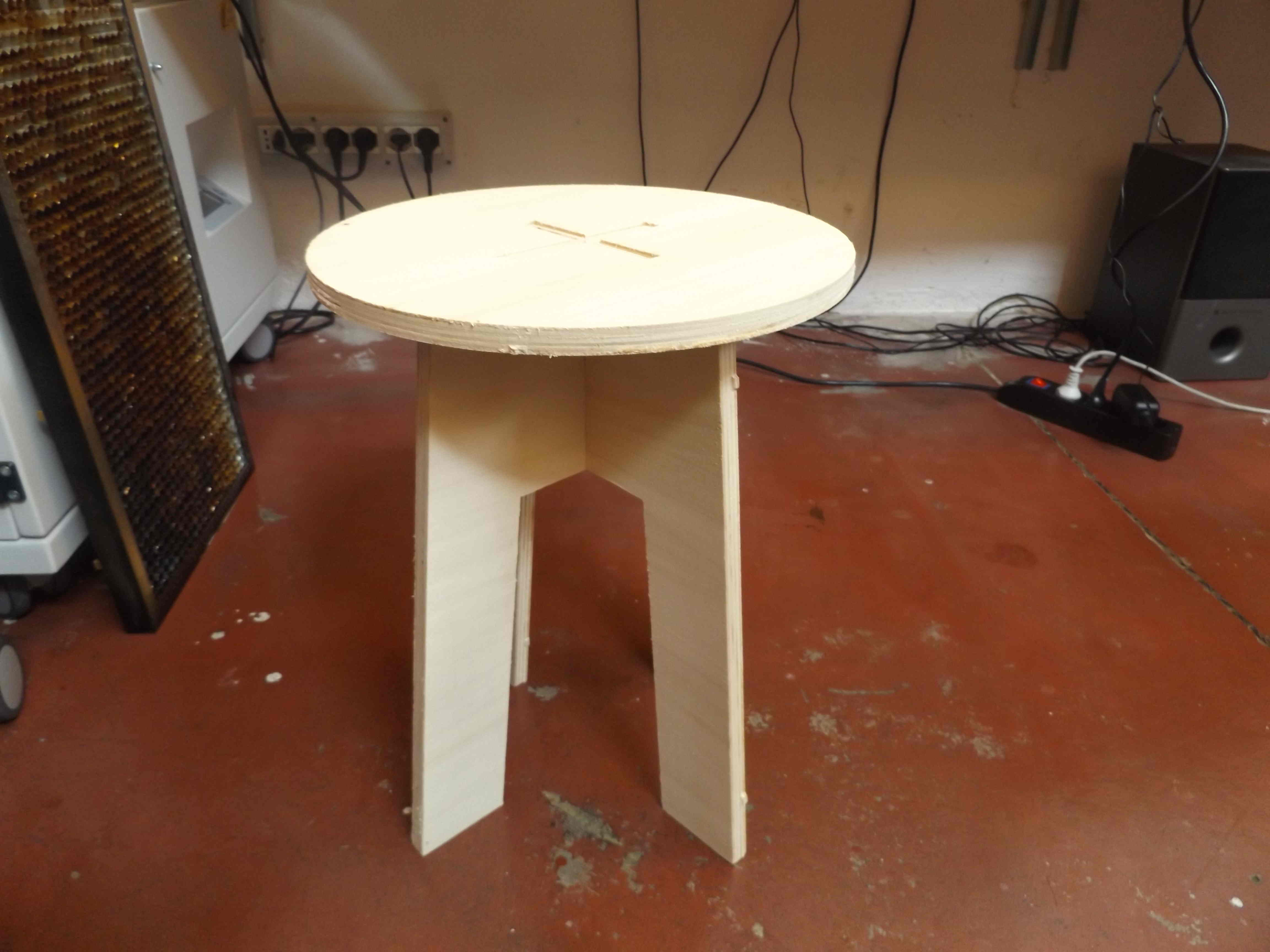 table realised on shopbot