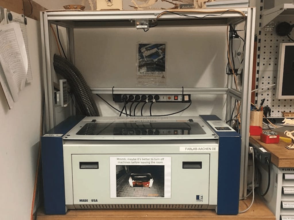 Our laser cutter seems to have taken off ...