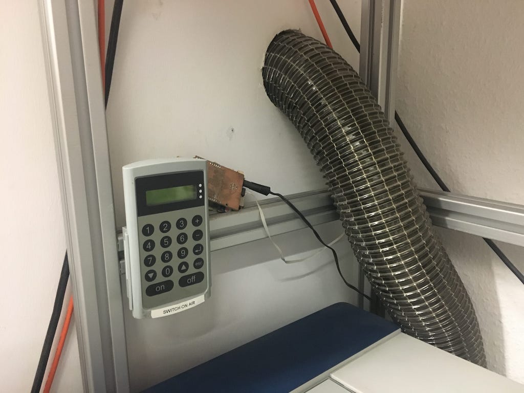 On off switch ventilation.