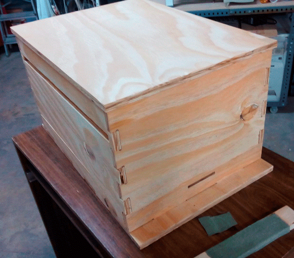 Assembled hive