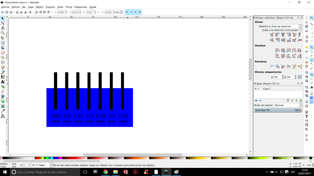 Lasercutter test