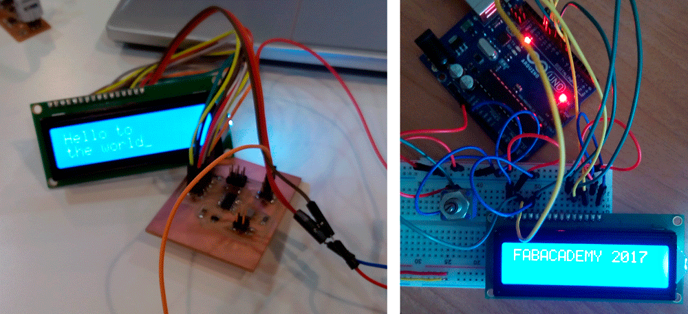 Tests LCD