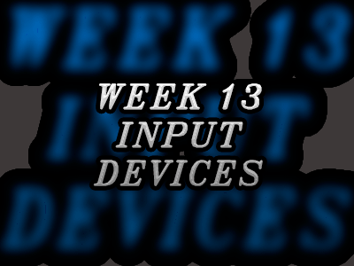 13. INPUT DEVICES