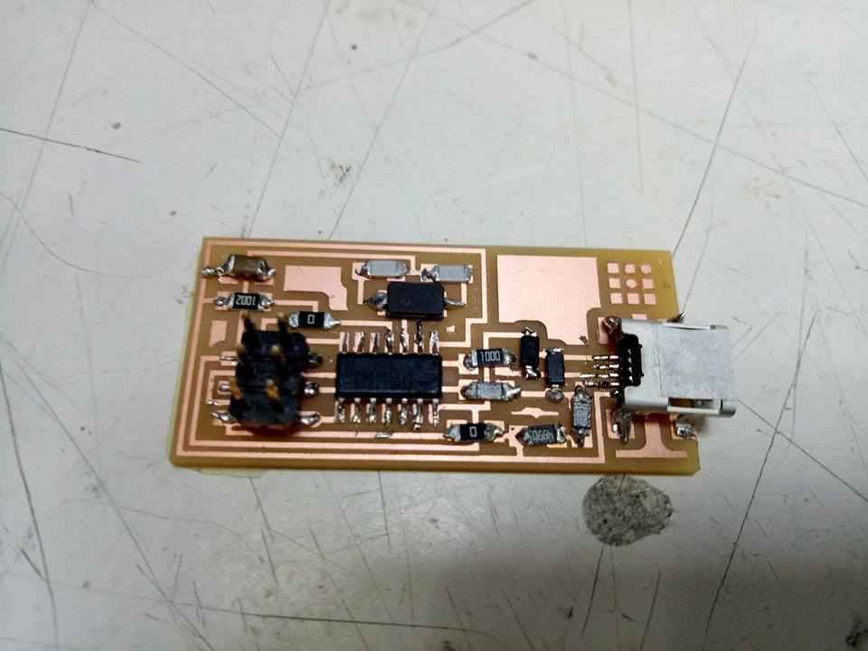 Completed Soldering