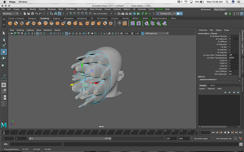 Mask Maya