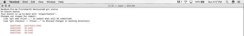 Git status