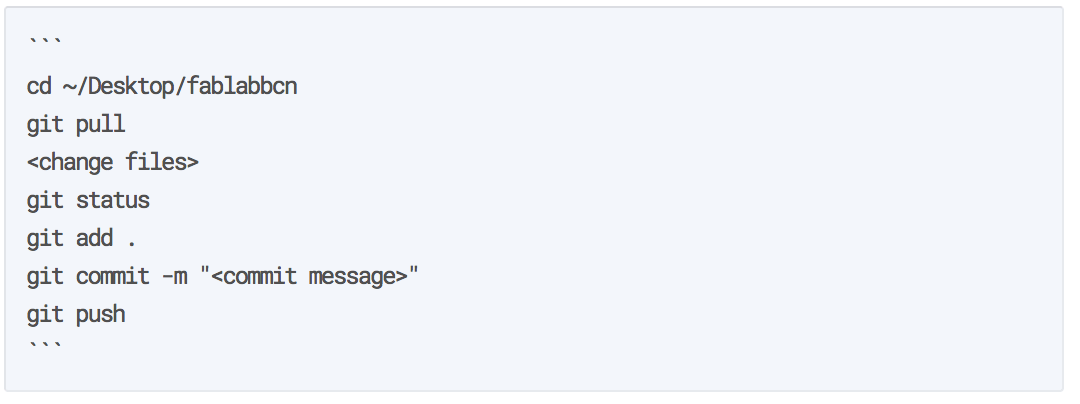 Git steps