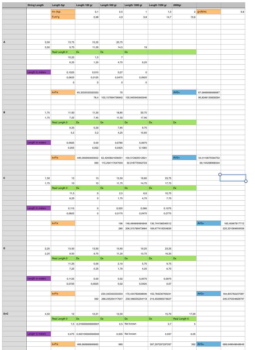 Excel file
