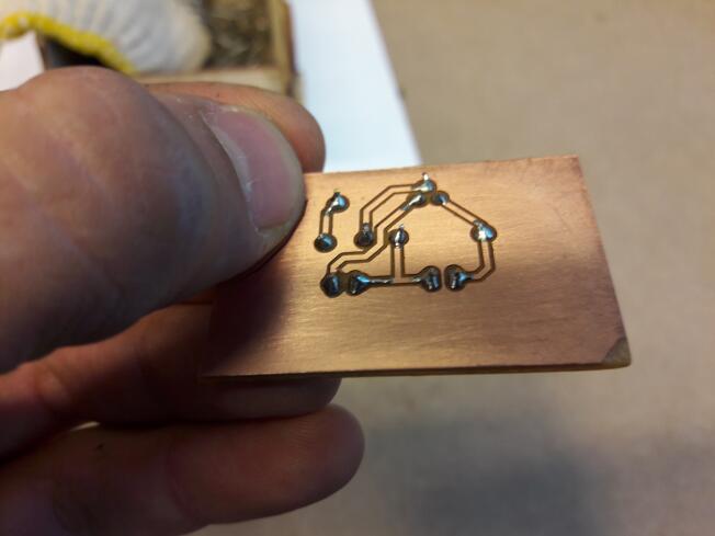 Soldered components