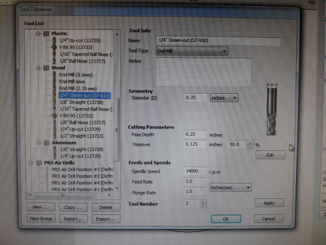 Selecting the drill bit