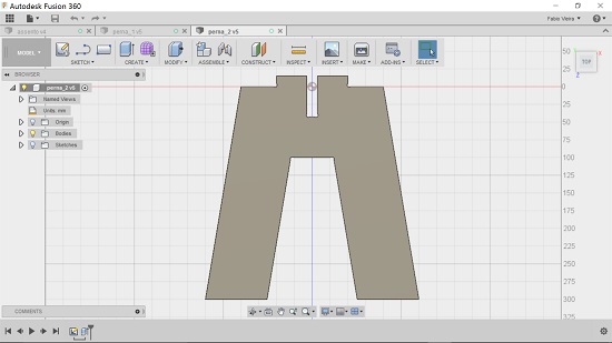 Stool leg 2