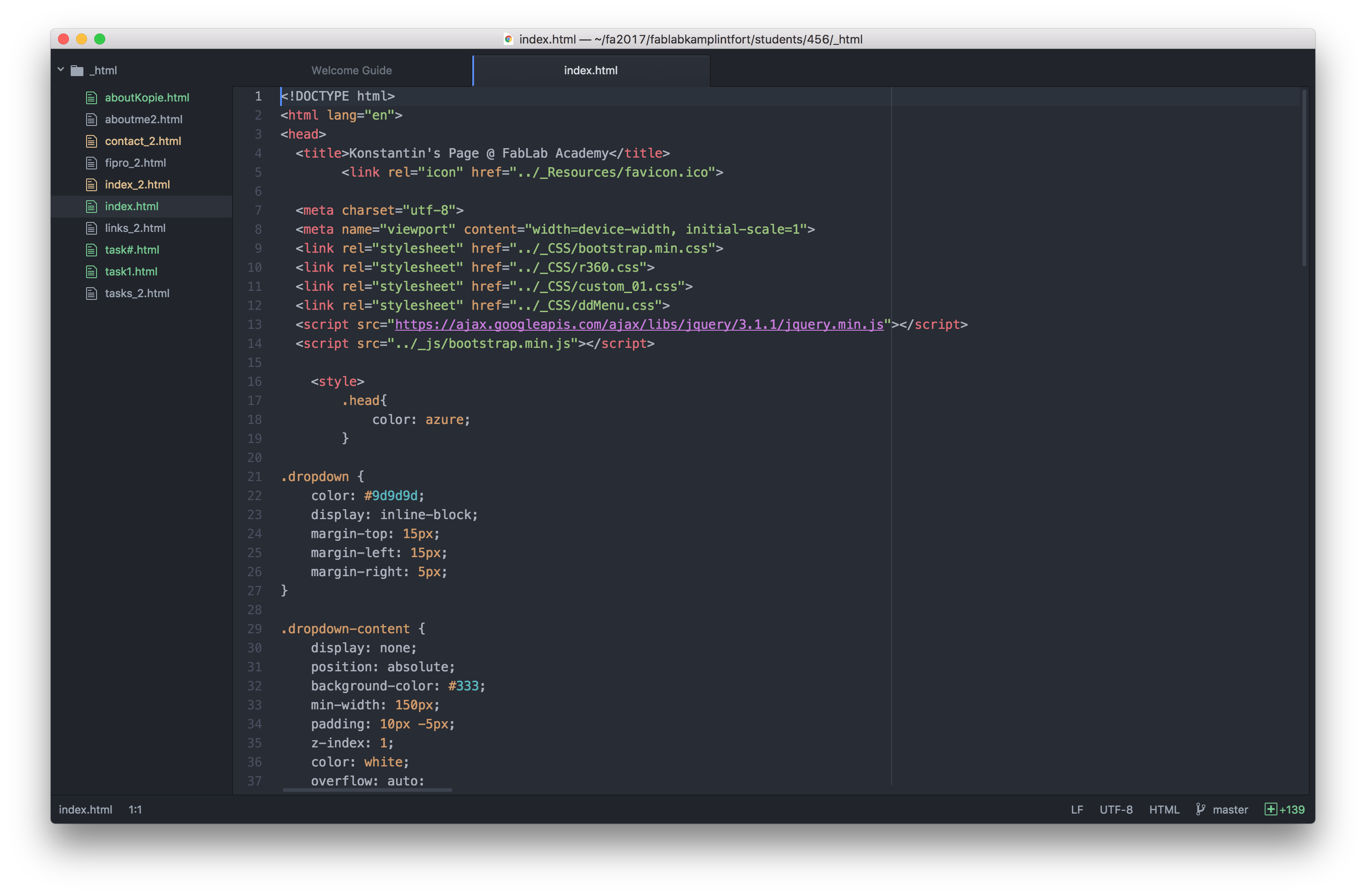 ATOM editor
