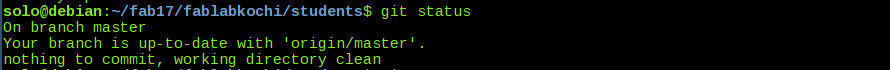 Git status