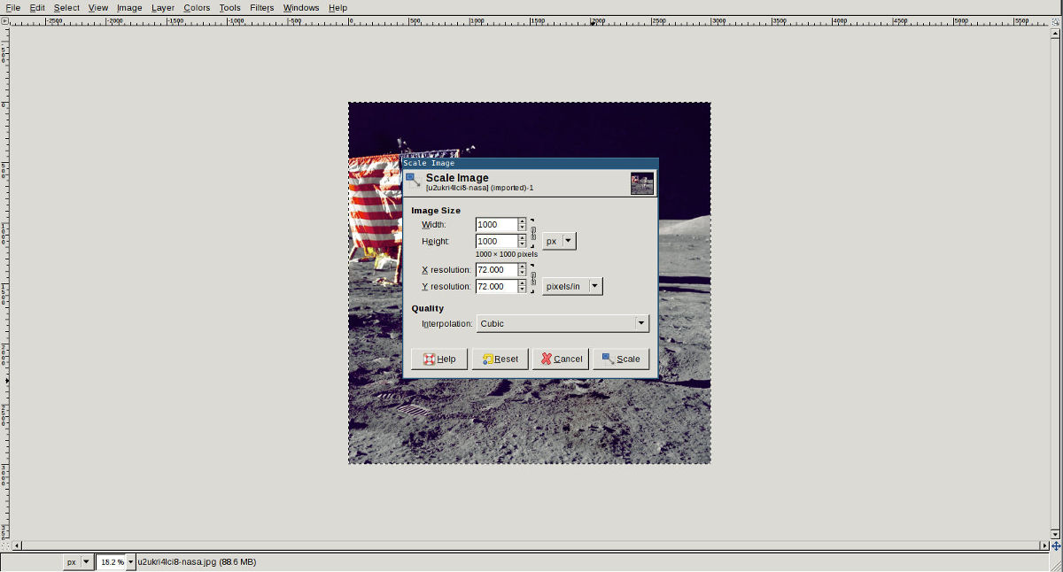 image scaling