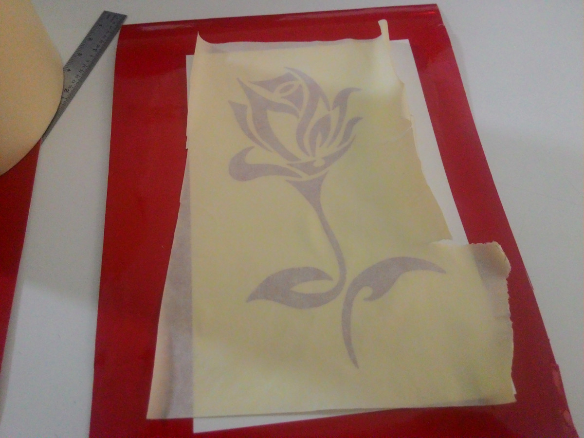 transfering image step 1