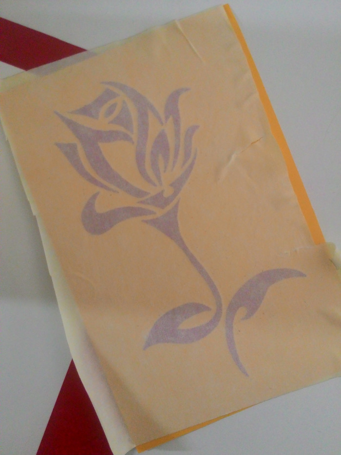 transfering image step 3