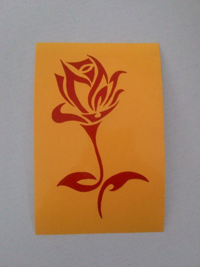 image on yellow background