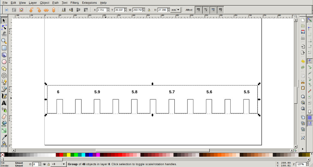 comb design inkscape 1