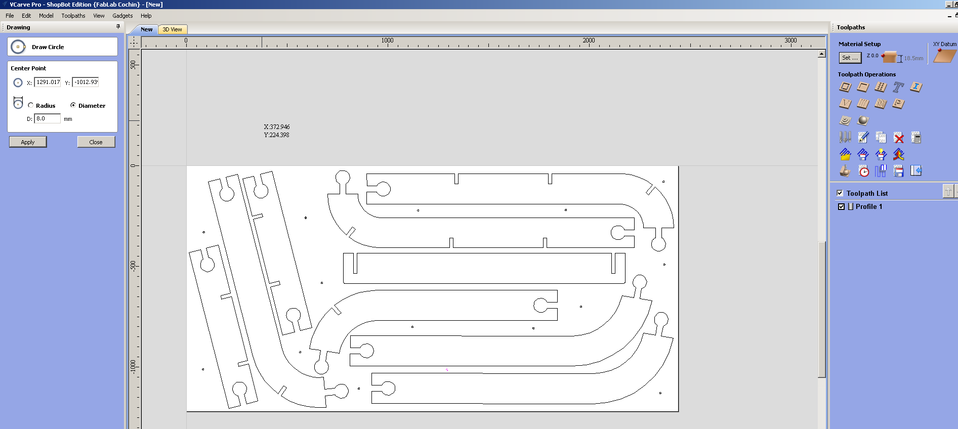circles for drilling