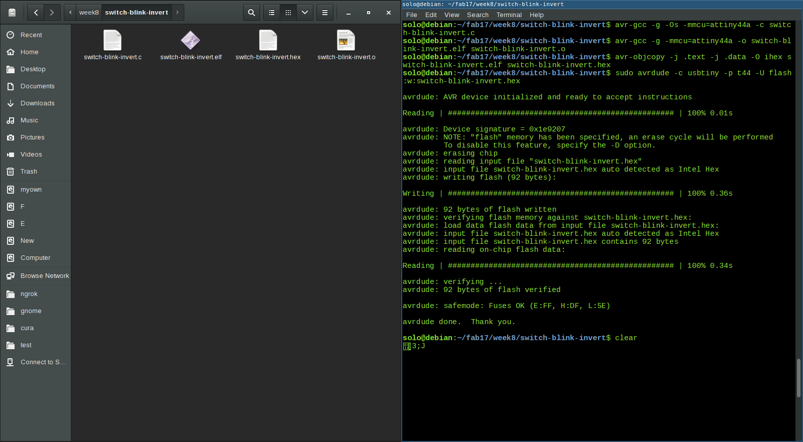 switch blink inverse compiling