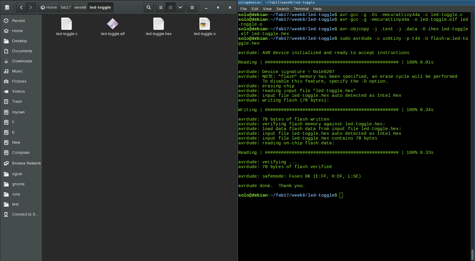 led-toggle compiling