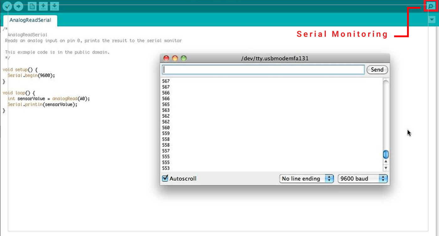 Serial Monitoring