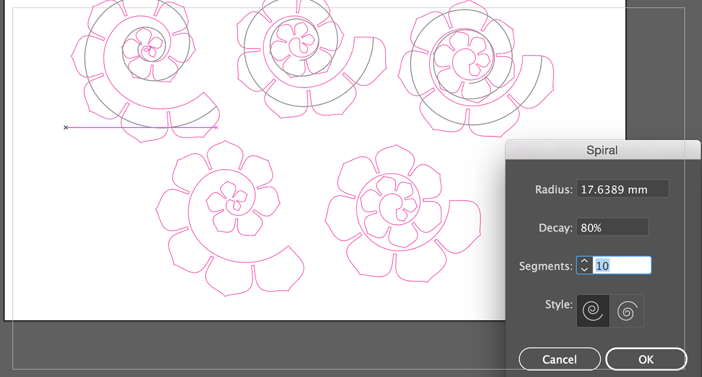 Spiral flower