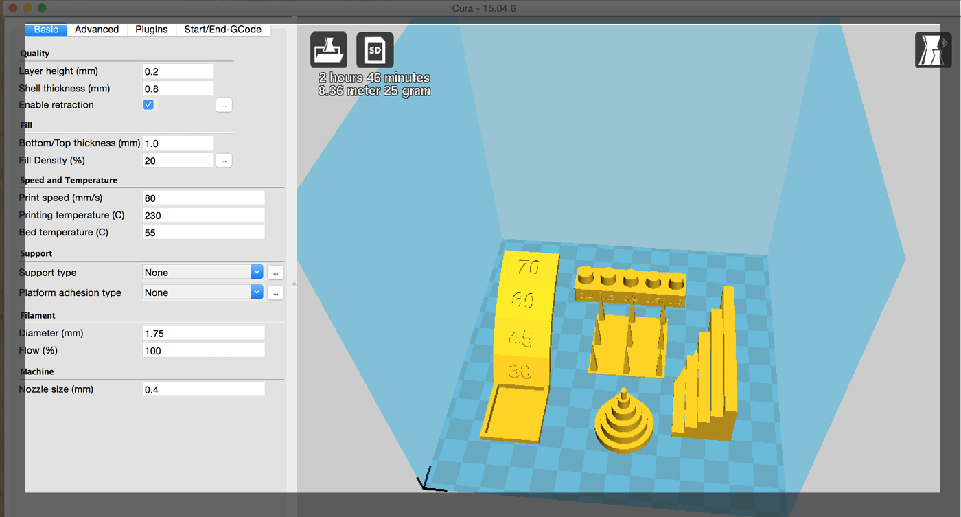 3d printer test