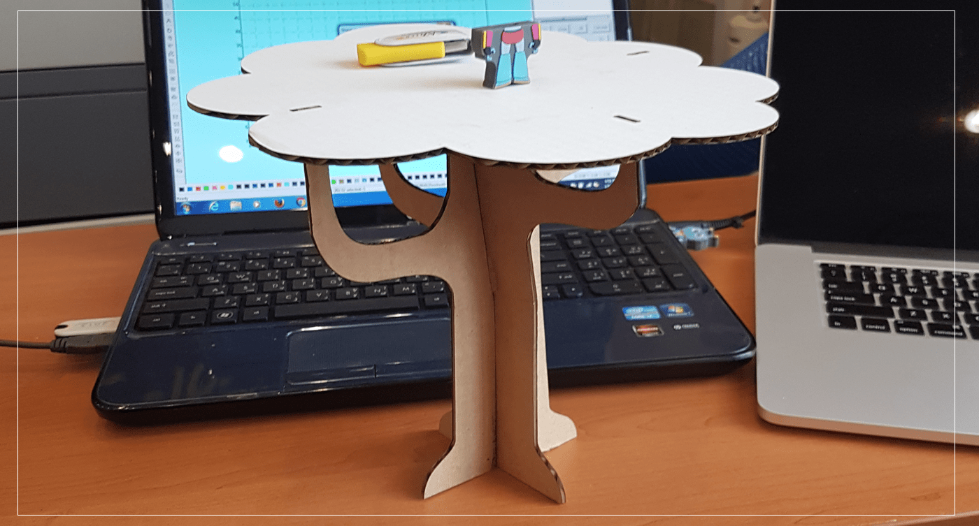 Laser-cut