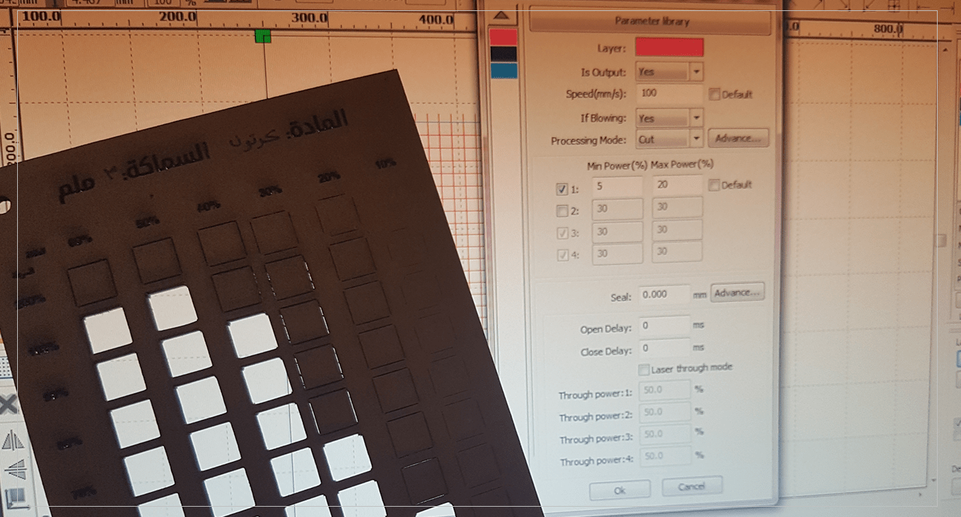 Test sheet
