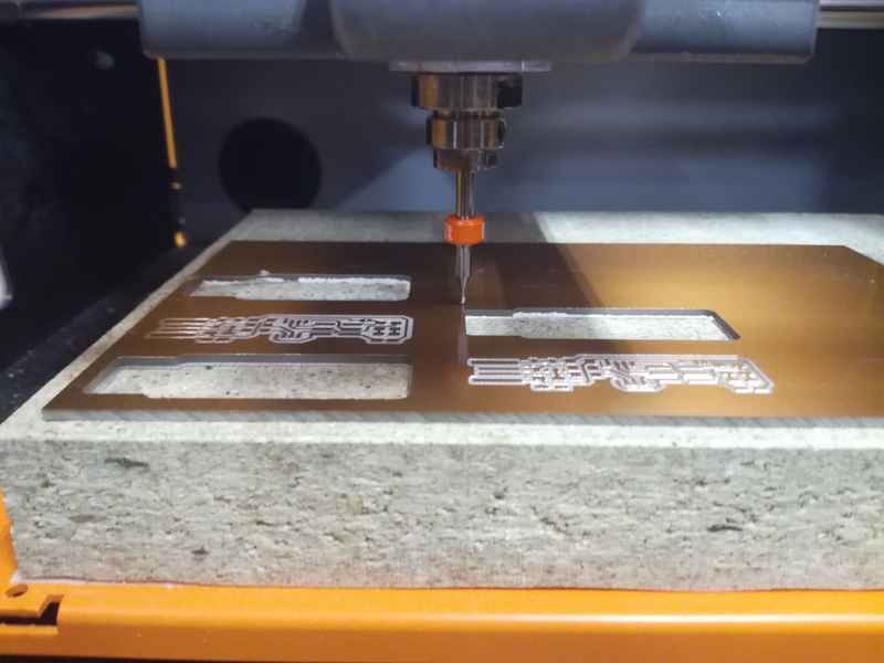 CNC milling machine operation