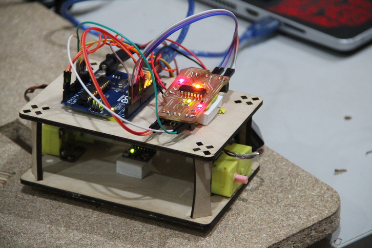 Self balancing gyro robot  