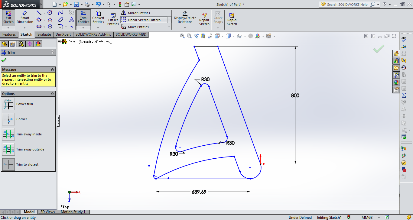 Designing the height adjustable table. 