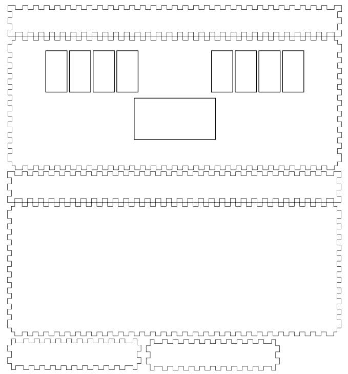 caja para cortar