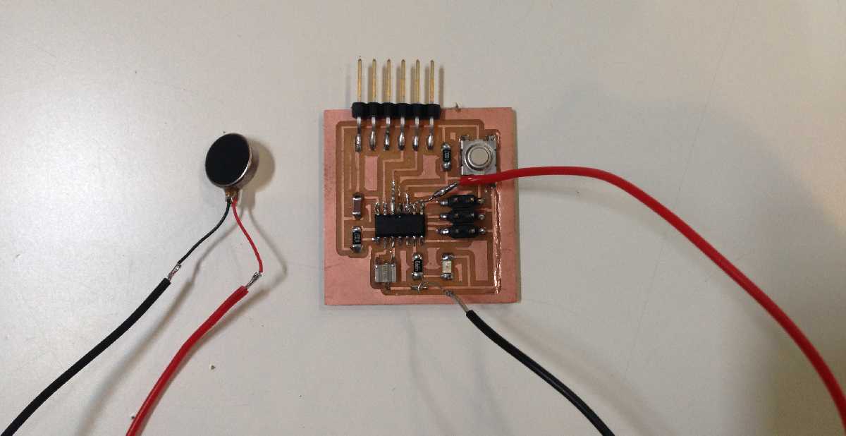 vibration motor connected