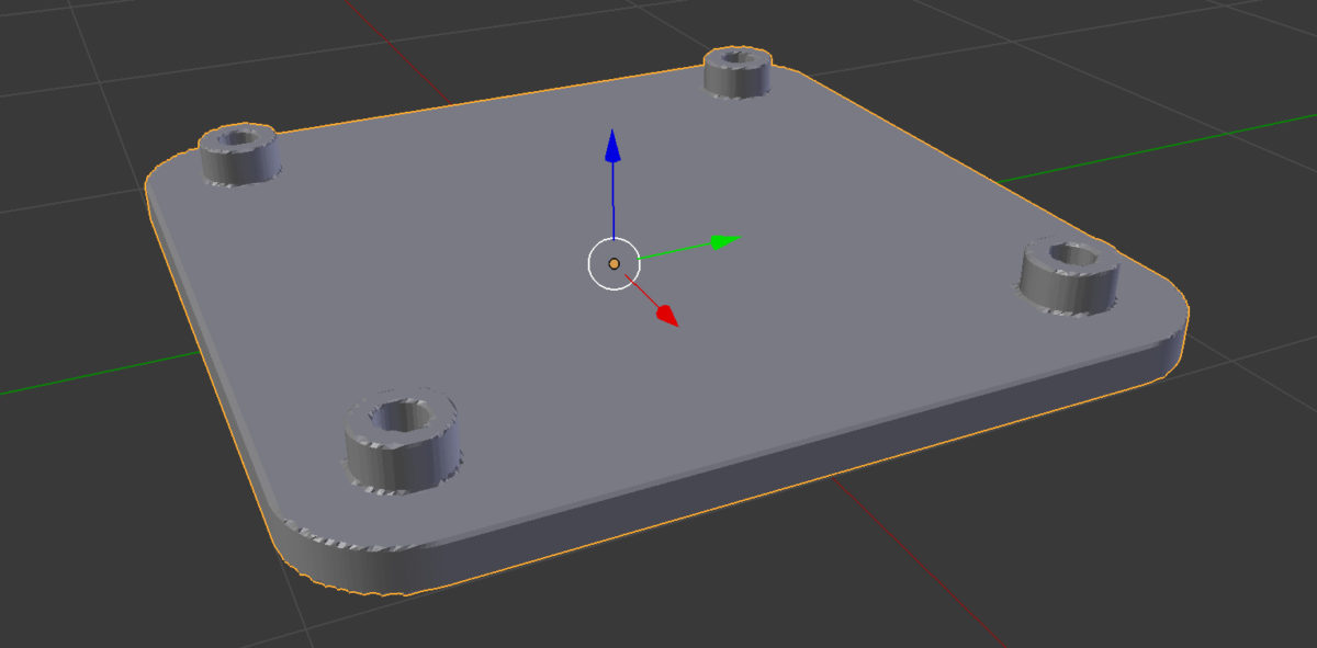 Antimony STL in Blender