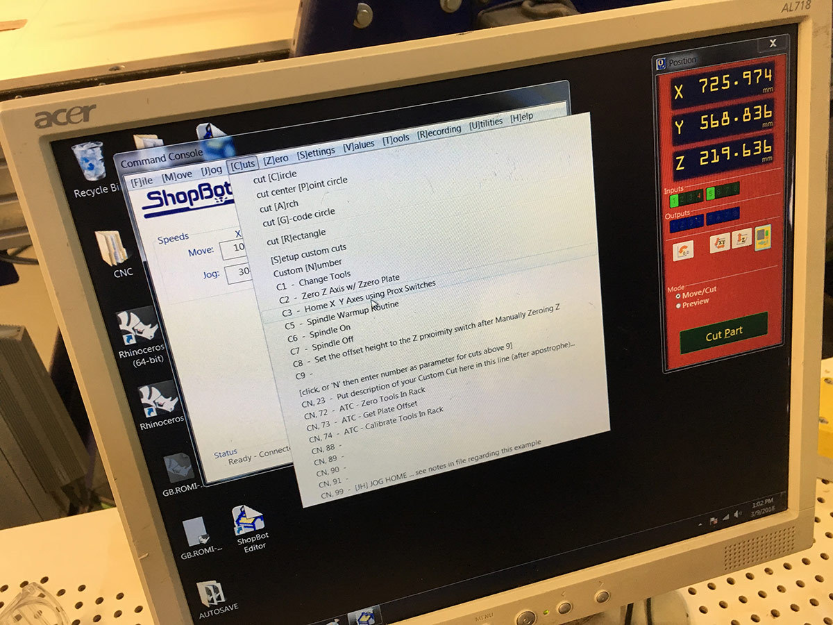 C3 command to home X and Y axes