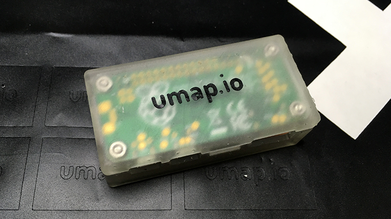 Vinyl sticker on surface