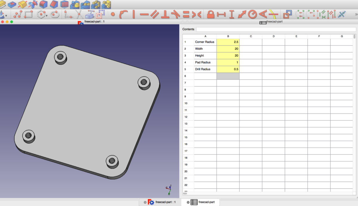 FreeCAD Part Full