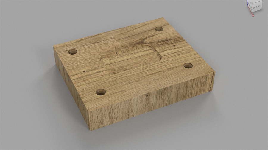 Bottom part of the new mold