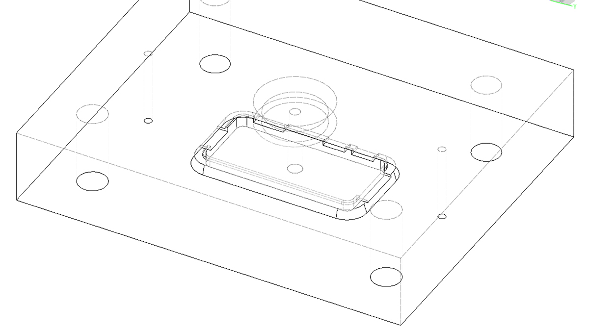 Top part of the new mold