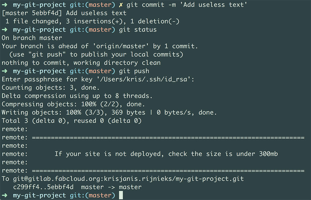 Git push