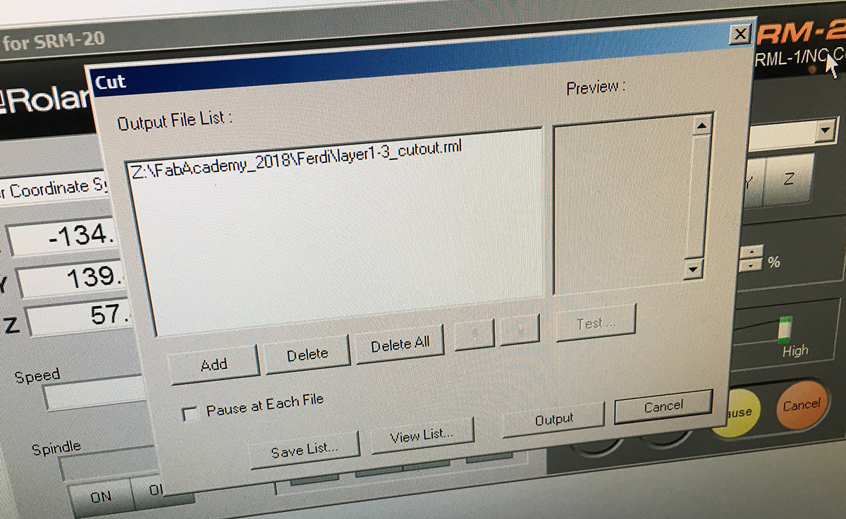 VPanel Cut Interface