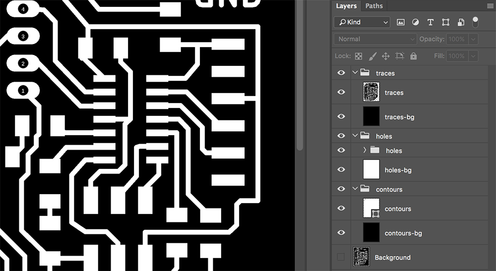Final layer structure