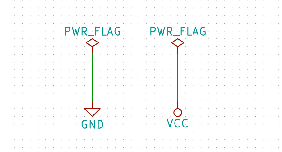 Adding Power Flag in KiCad