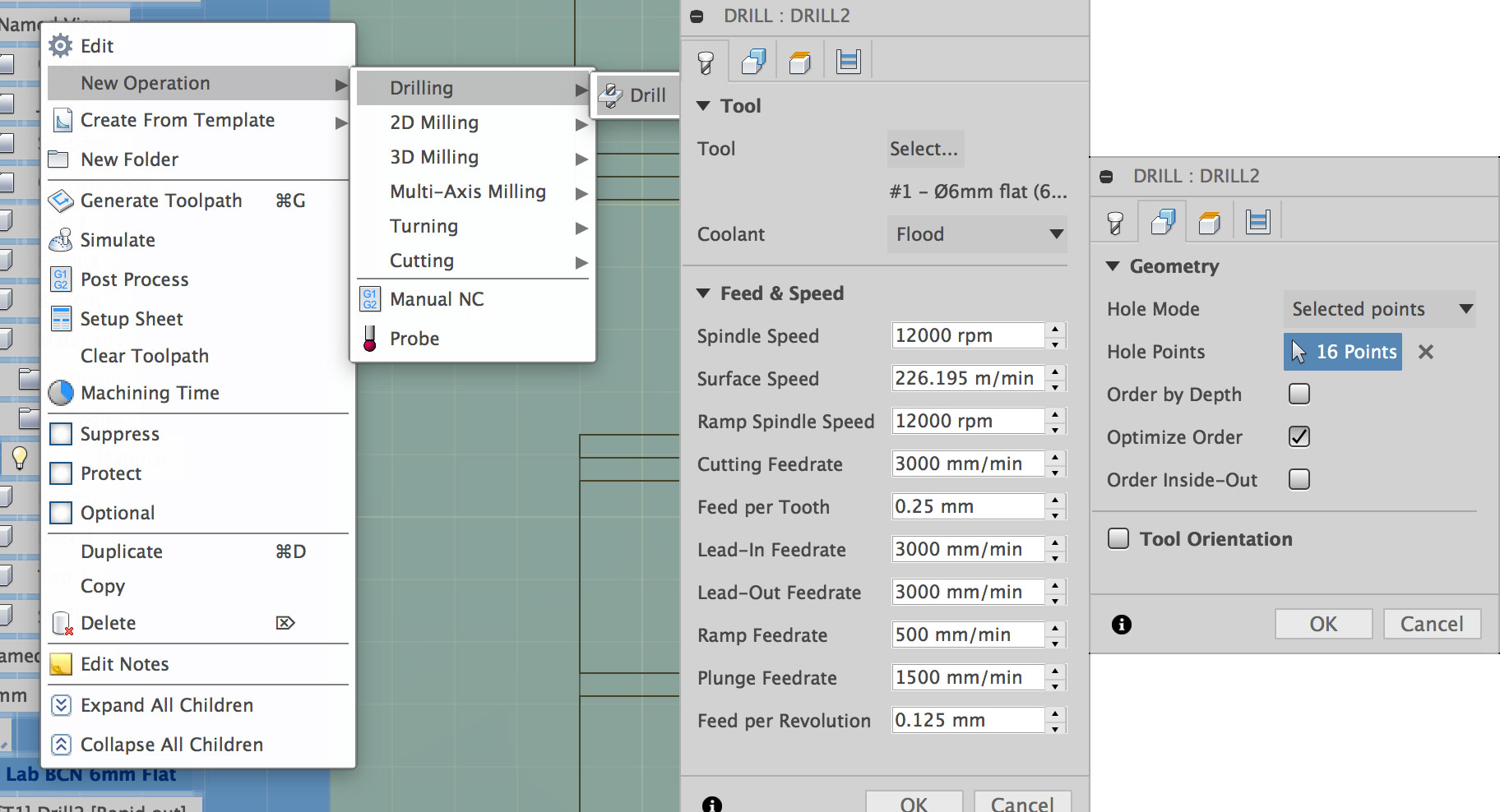 Fusion 360 Drilling Operation
