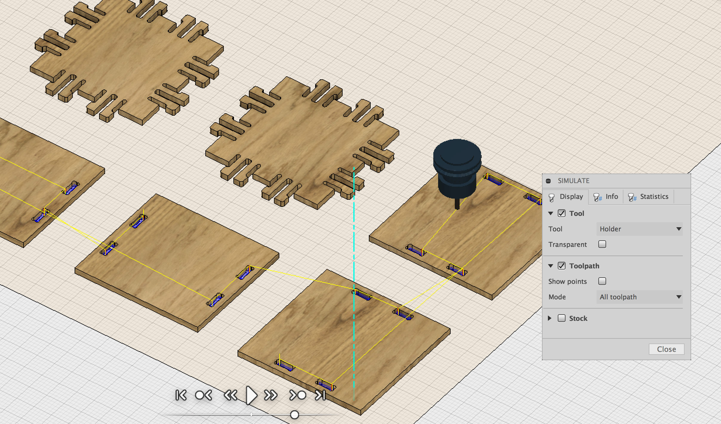 Fusion 360 CAM Simulation