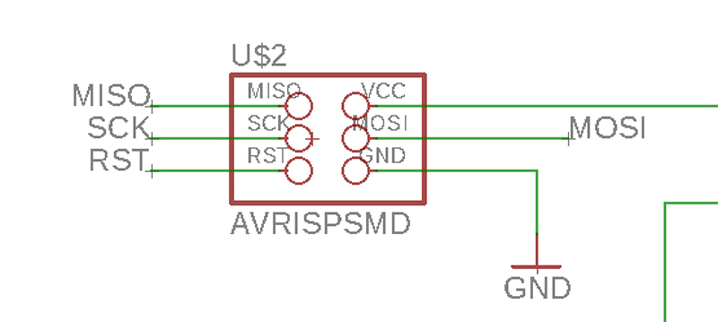 Existing ATTiny44 connections