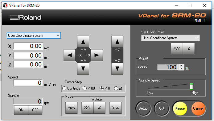 VPanel Set Origin